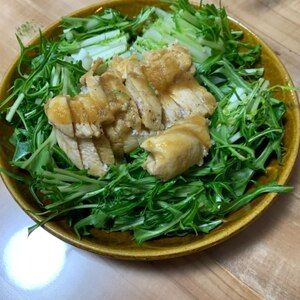 おもてなしに☆レンジで作る蒸し鶏